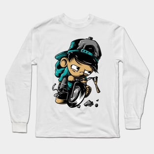 kid bycicle Long Sleeve T-Shirt